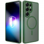 3MK Misty MagCase magnetinis dėklas skirtas Samsung Galaxy S25 Ultra, žalias