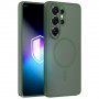 3MK Misty MagCase magnetinis dėklas skirtas Samsung Galaxy S26 Ultra, žalias