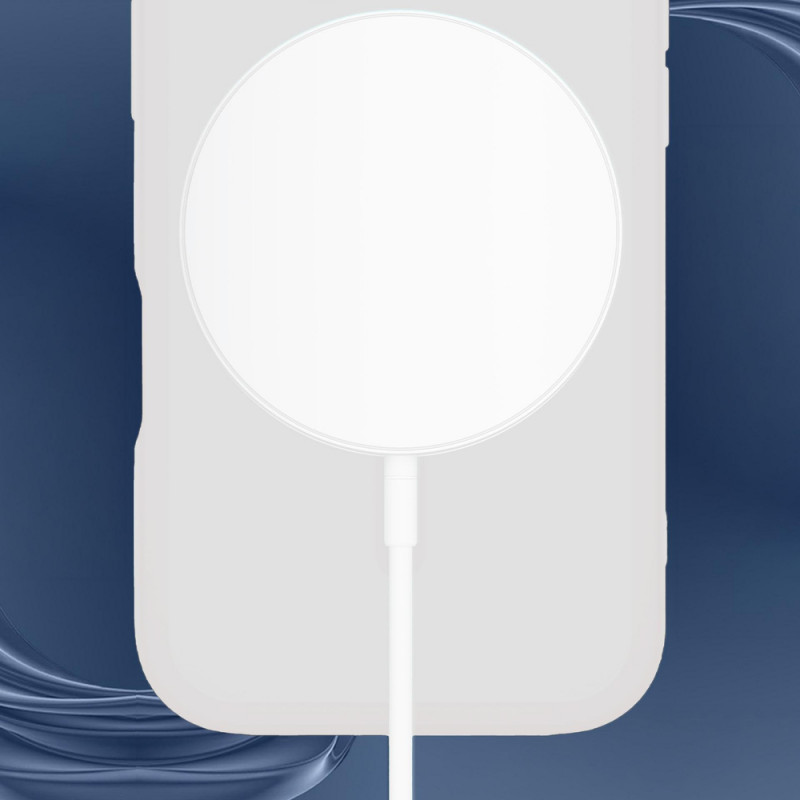3MK Misty MagCase Apple iPhone 15 Pro Max išmaniojo telefono dėklas, suderinamas su MagSafe, baltas