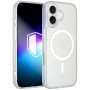 3MK Misty MagCase Apple iPhone 16 išmaniojo telefono dėklas, suderinamas su MagSafe, baltas