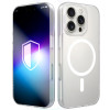 3MK Misty MagCase Apple iPhone 16 Pro išmaniojo telefono dėklas, suderinamas su MagSafe, baltas