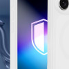 3MK Misty MagCase Apple iPhone 16 Pro išmaniojo telefono dėklas, suderinamas su MagSafe, baltas