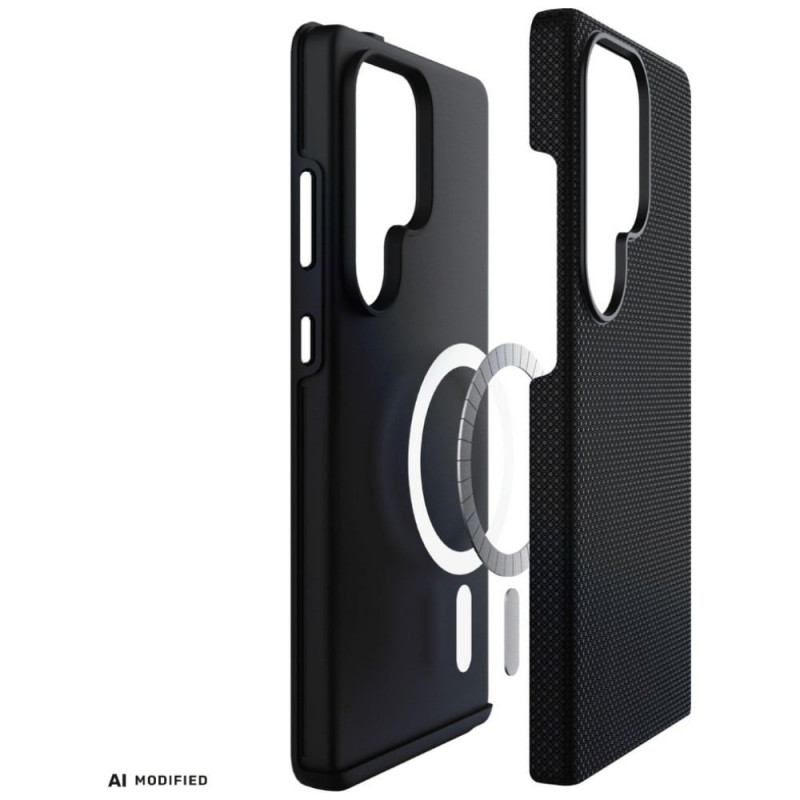 3MK Fortis MagCase Samsung Galaxy S24 Ultra dėklas, juodas