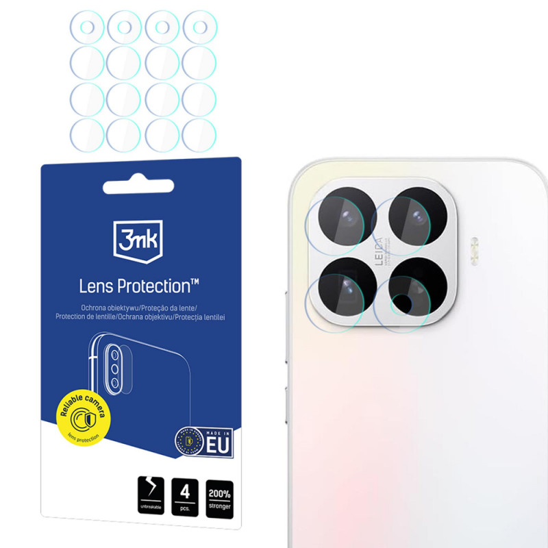 3MK Lens Protection Xiaomi 17T hibridinio stiklo fotoaparato objektyvo apsauga (4 vnt.)