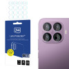 3MK Lens Protection Xiaomi 17T Pro hibridinio stiklo fotoaparato objektyvo apsauga (4 vnt.)