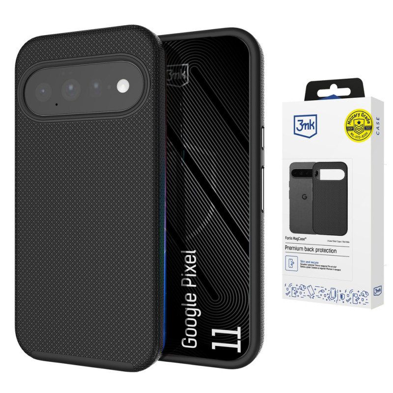 3MK Fortis MagCase Google Pixel 11, juodas