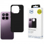 3MK Matt Case Xiaomi 17T Pro telefono dėklas, juodas