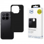 3MK Matt Case Xiaomi 17T telefono dėklas, juodas