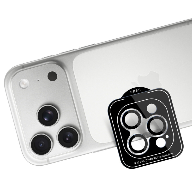 3MK Lens Protection Pro fotoaparato objektyvo apsauga, skirta Apple iPhone 18 Pro / 18 Pro Max, juoda