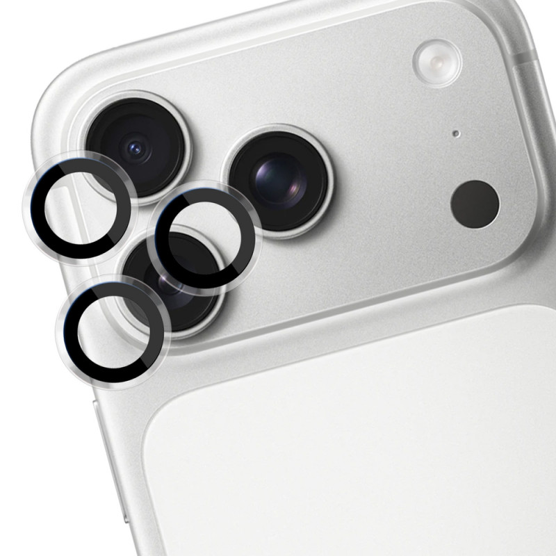 3MK Lens Protection Pro fotoaparato objektyvo apsauga, skirta Apple iPhone 18 Pro / 18 Pro Max, juoda