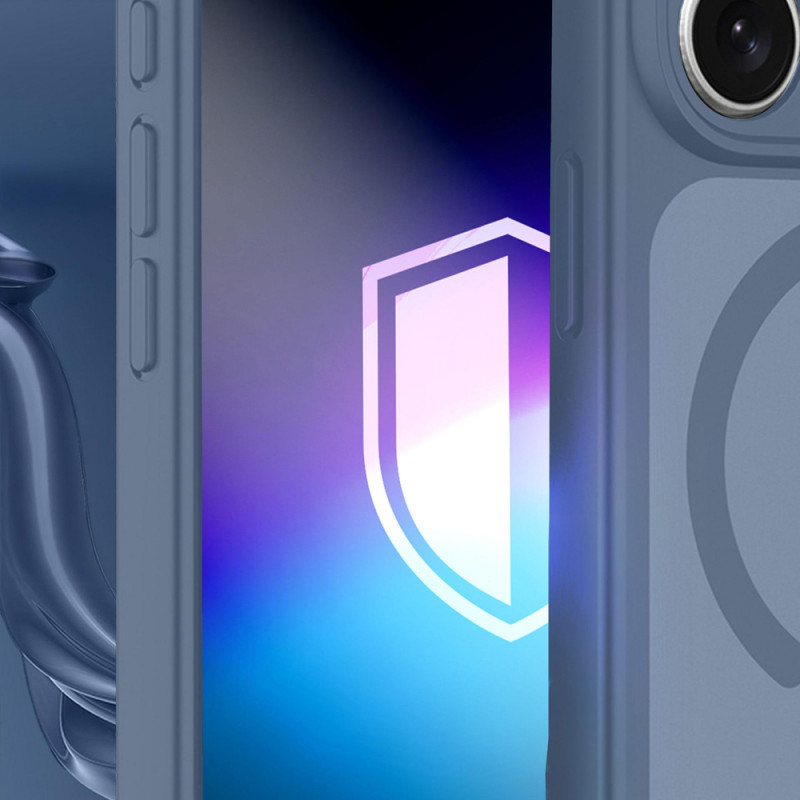 3MK Misty MagCase Apple iPhone 17 Pro / 18 Pro telefono dėklas, mėlynas