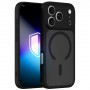3MK Misty MagCase Apple iPhone 17 Pro Max / 18 Pro Max telefono dėklas, juodas