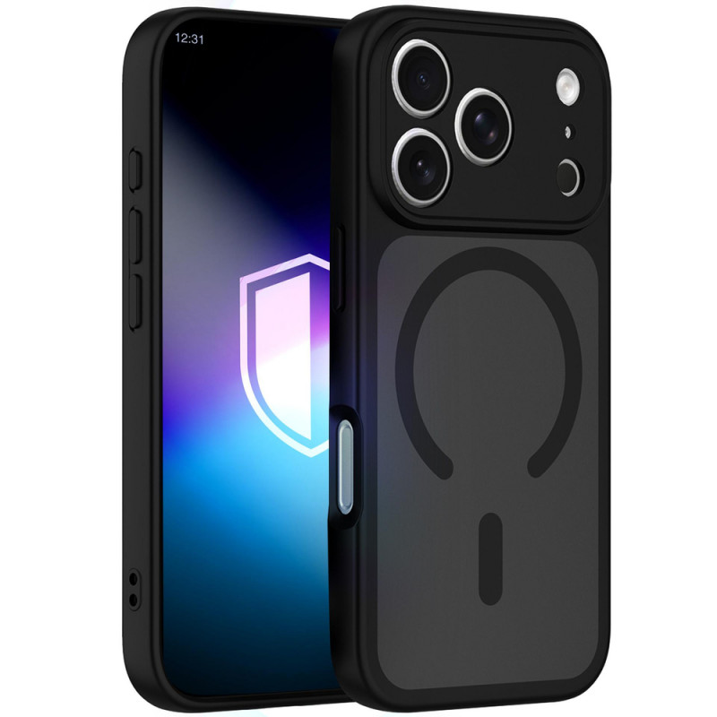 3MK Misty MagCase Apple iPhone 17 Pro Max / 18 Pro Max telefono dėklas, juodas