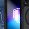 3MK Misty MagCase Apple iPhone 17 Pro Max / 18 Pro Max telefono dėklas, juodas