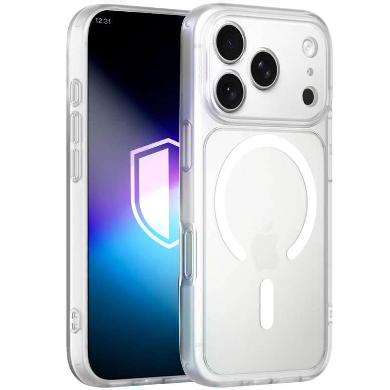 3MK Misty MagCase Apple iPhone 17 Pro Max / 18 Pro Max telefonų dėklas, baltas