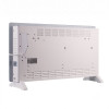 Išmanusis stiklo skydinis šildytuvas Extralink LPL-23A-WH, 2000 W, WiFi, baltas