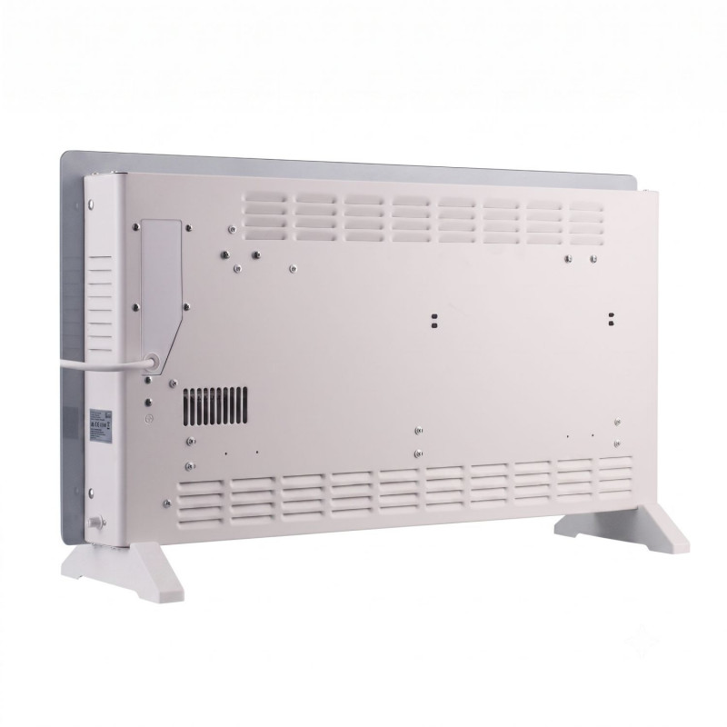 Išmanusis stiklo skydinis šildytuvas Extralink LPL-23A-WH, 2000 W, WiFi, baltas