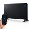 Extralink išmanusis stiklinis skydinis šildytuvas LPL-23A-BL, 2000 W, WiFi, juodas