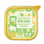 TILLO šlapias paštetas Game katėms, 100 g