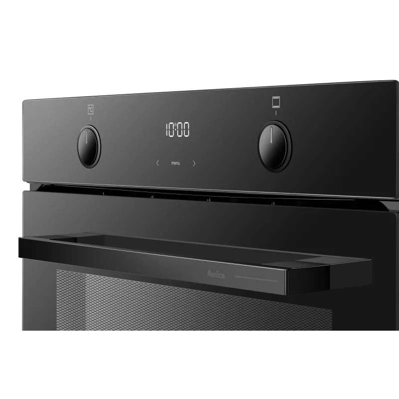 Amica AOV33P1FBbA įmontuojama elektrinė orkaitė, 77 L, juoda, energijos klasė A