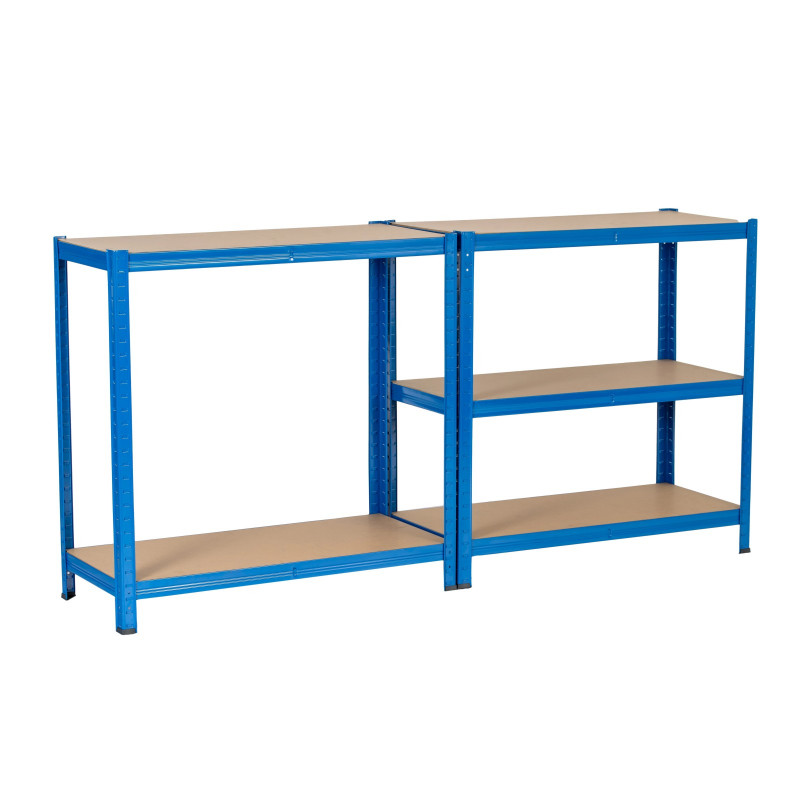 Metalinė lentyna Extralink 180x90x40, mėlyna