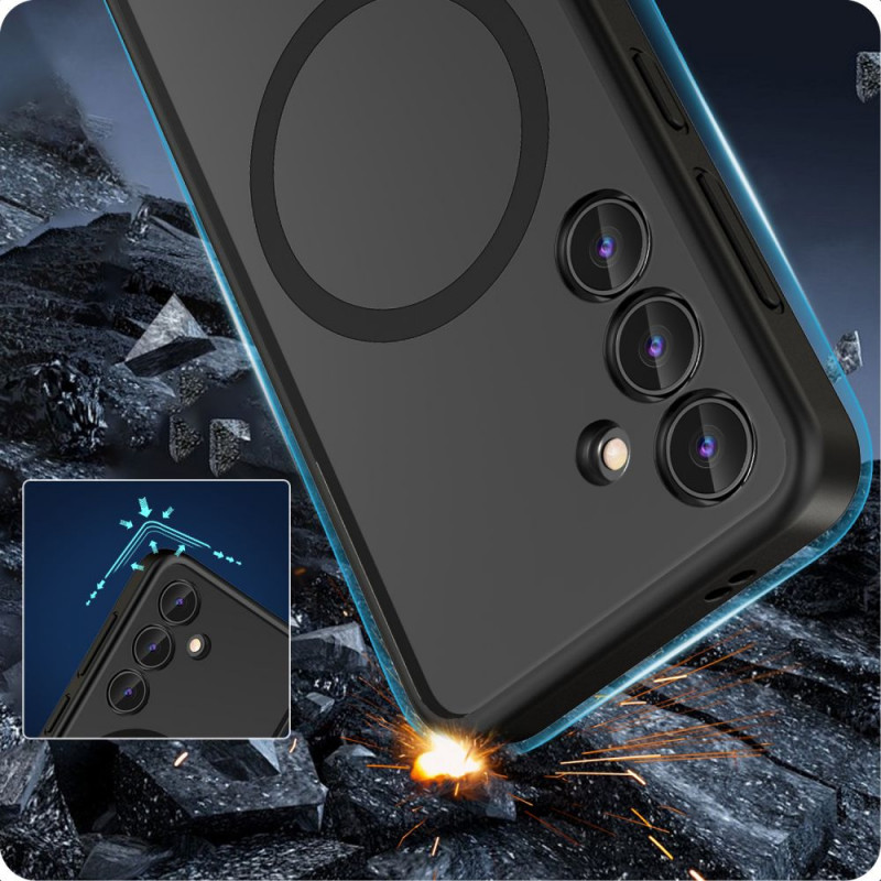 Tech-Protect MagMat MagSafe dėklas skirtas Samsung Galaxy S24 Ultra, matinė juoda