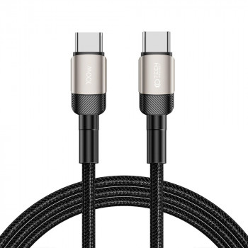 Tech-Protect UltraBoost Evo kabelis USB-C / USB-C 100W 5A 200cm Titanium