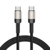 Tech-Protect UltraBoost Evo kabelis USB-C / USB-C 100W 5A 200cm Titanium