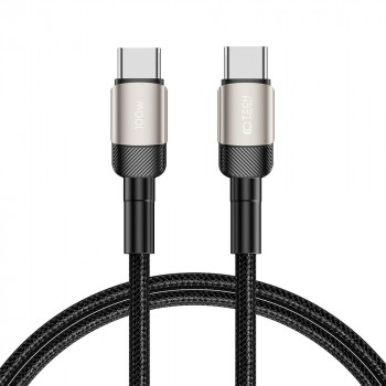 Tech-Protect UltraBoost Evo kabelis USB-C / USB-C 100W 5A 100cm Titanium