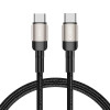 Tech-Protect UltraBoost Evo kabelis USB-C / USB-C 100W 5A 100cm Titanium