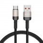 Tech-Protect UltraBoost Evo kabelis USB-A / USB-C 100W 5A 100cm Titanium