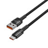 Tech-Protect UltraBoost Evo kabelis USB-A / USB-C 100W 5A 100cm juodas