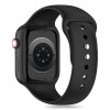 Tech-Protect silikoninis dirželis, skirtas Apple Watch 4/5/6/7/8/9/SE ir Ultra 1/2 (42/44/45/49 mm), juodas