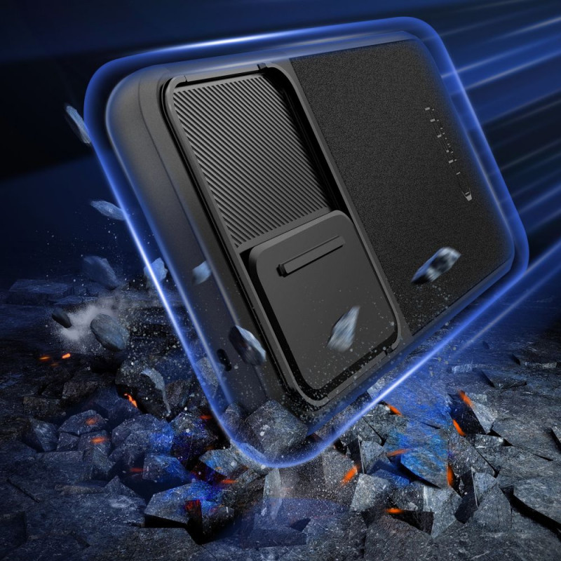 Tech-Protect Velar Cam+ dėklas skirtas Samsung Galaxy A35 / A55 5G, juodas