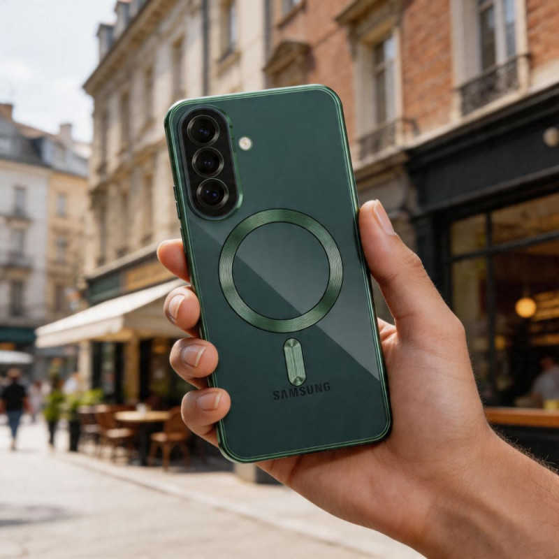 Tech-Protect Tech-Protect MagFlex MagSafe dėklas skirtas Samsung Galaxy A37 5G, Jungle Green