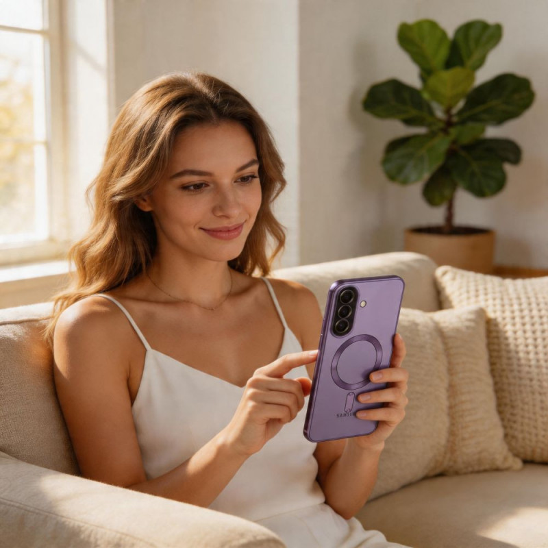 Tech-Protect MagFlex MagSafe dėklas Samsung Galaxy A37 5G, Cobalt Violet