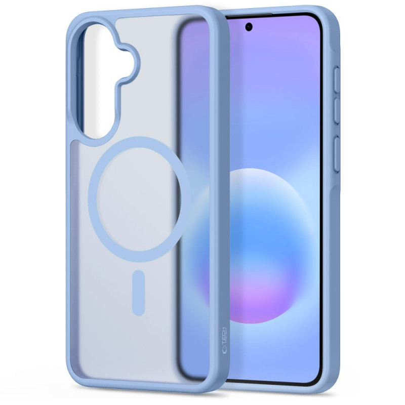 Tech-Protect Magmat MagSafe Samsung Galaxy A57 5G dėklas, matinė Icyblue spalvos