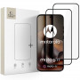 Tech-Protect Glass Fit+ Motorola Moto G67 / G77 grūdintas stiklas, juodas (2 vnt.)