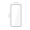 Tech-Protect Glass Fit+ grūdintas stiklas, skirtas Xiaomi 17T Pro (2 vnt.), juodas