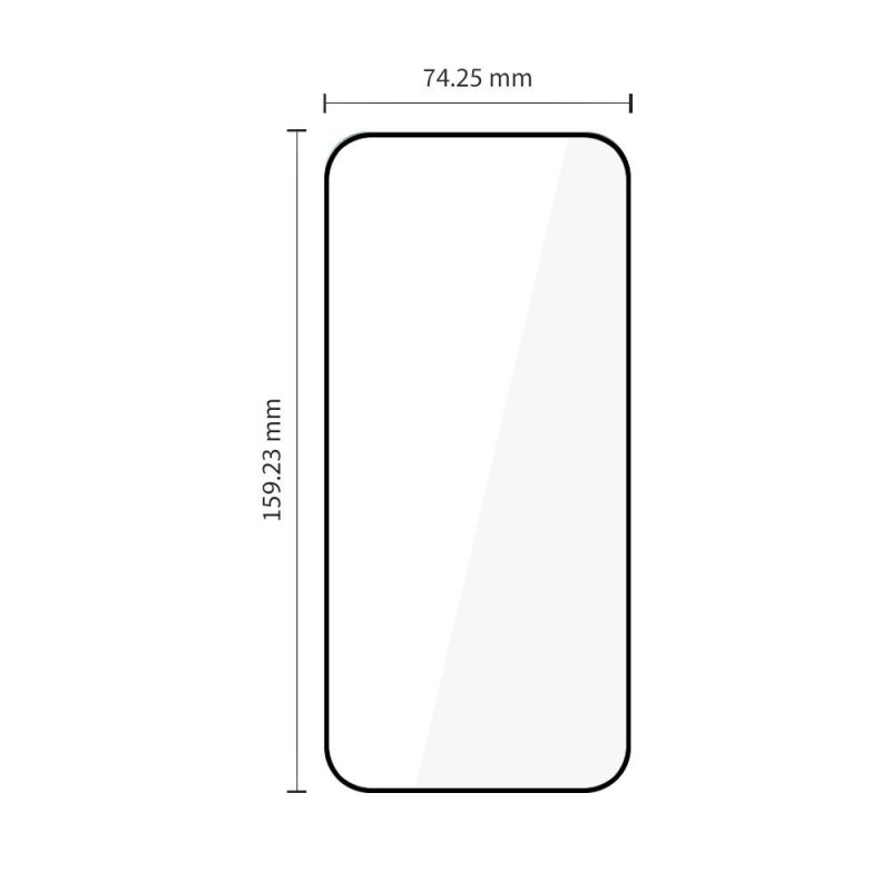 Tech-Protect Glass Fit+ grūdintas stiklas, skirtas Xiaomi 17T Pro (2 vnt.), juodas