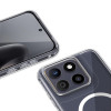 Tech-Protect FlexAir Hybrid MagSafe dėklas, skirtas Motorola Edge 70 Fusion / Fusion+ 5G, permatomas