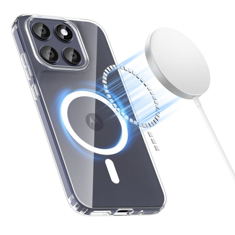 Tech-Protect FlexAir Hybrid MagSafe dėklas THP5503, skirtas Motorola Moto G67 / G77, permatomas
