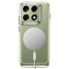 Tech-Protect FlexAir Hybrid MagSafe dėklas, skirtas Motorola Edge 70 Pro 5G, permatomas