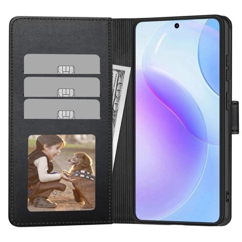 Tech-Protect dėklas su pinigine, skirtas Motorola Edge 70 Pro 5G, juodas