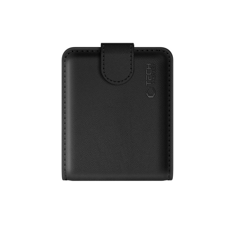Tech-Protect piniginės tipo dėklas, skirtas Samsung Galaxy Z Flip 8, juodas