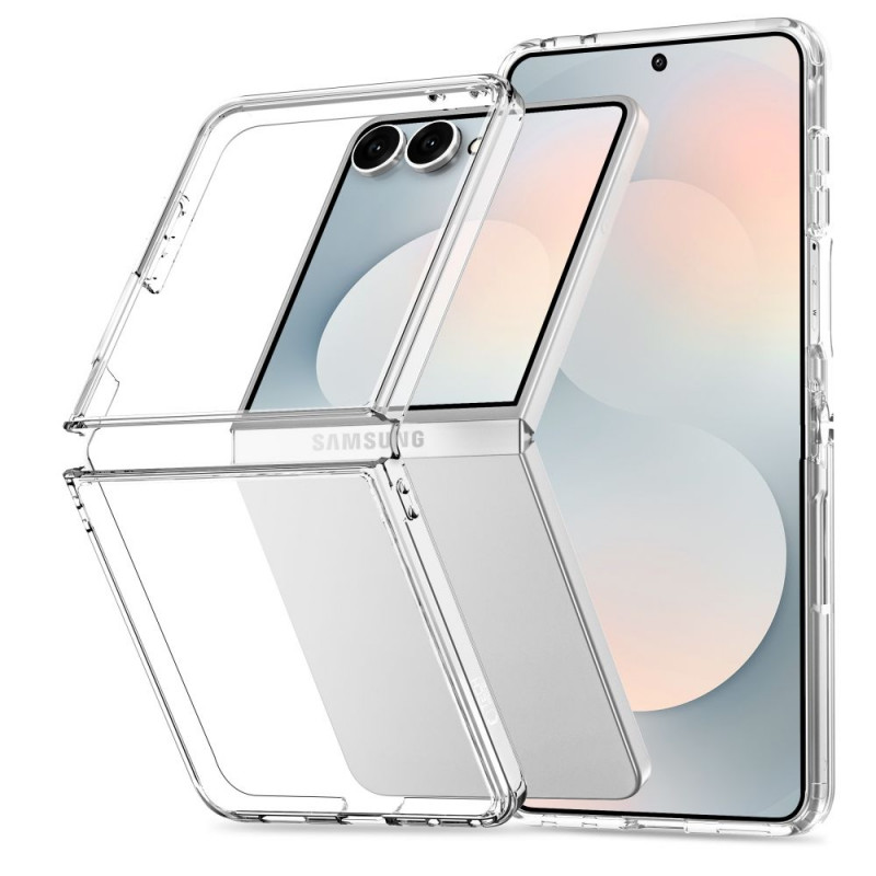 Tech-Protect FlexAir Hybrid dėklas, skirtas Samsung Galaxy Z Flip 8, permatomas