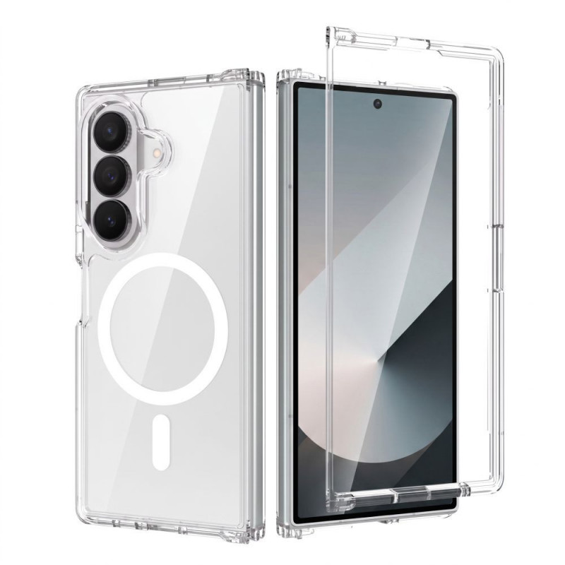 Tech-Protect FlexAir Hybrid MagSafe dėklas THP5564 skirtas Samsung Galaxy Z Fold 8 Ultra, permatomas