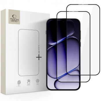 Tech-Protect Glass Fit+ grūdintas stiklas skirtas OnePlus Nord 6 (2 vnt.), juodas