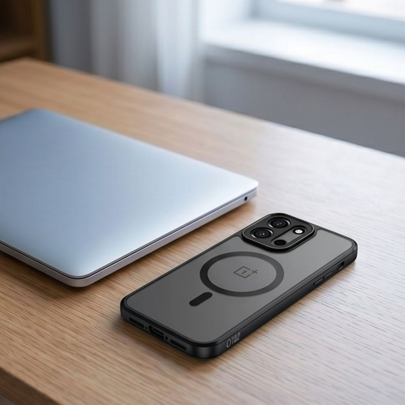 Tech-Protect Magmat MagSafe dėklas OnePlus Nord 6, matinė juoda