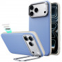 ESR odinis dėklas su atrama MagSafe, skirtas Apple iPhone 17 Pro / 18 Pro, šviesiai mėlynas